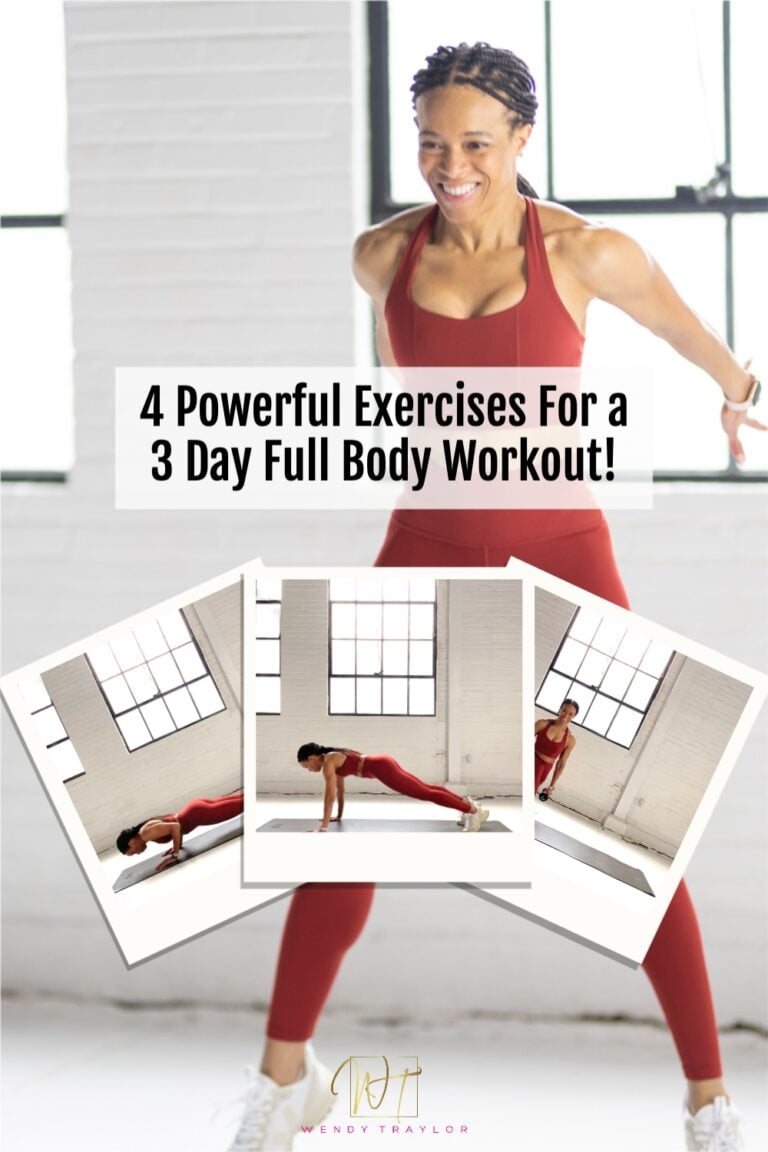 4 Powerful Exercises For a 3 Day Full Body Workout